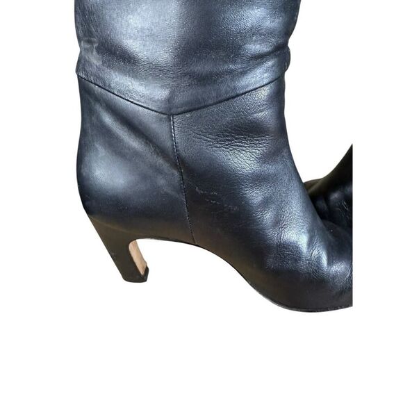 Everlane The Knee-High Banana Heel Boot in Black Leather sz 7 Women's Pull-on - Picture 6 of 16